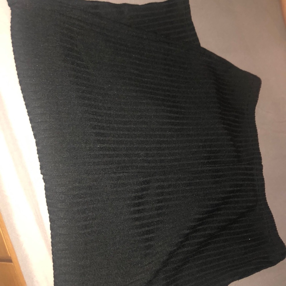 high slit midi skirt